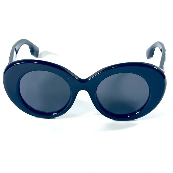 Burberry B 4370 U 3001/87 Margot Black Dark Grey 49mm Women's Sunglasses BE4370 - Picture 3 of 8